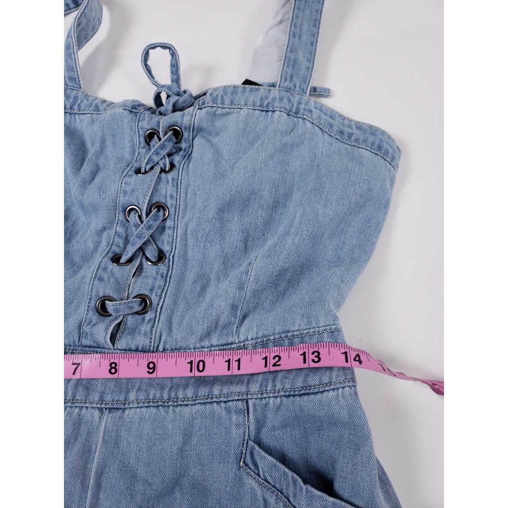 PAIGE November Lace Up Chambray Jumpsuit - Picture 7 of 7
